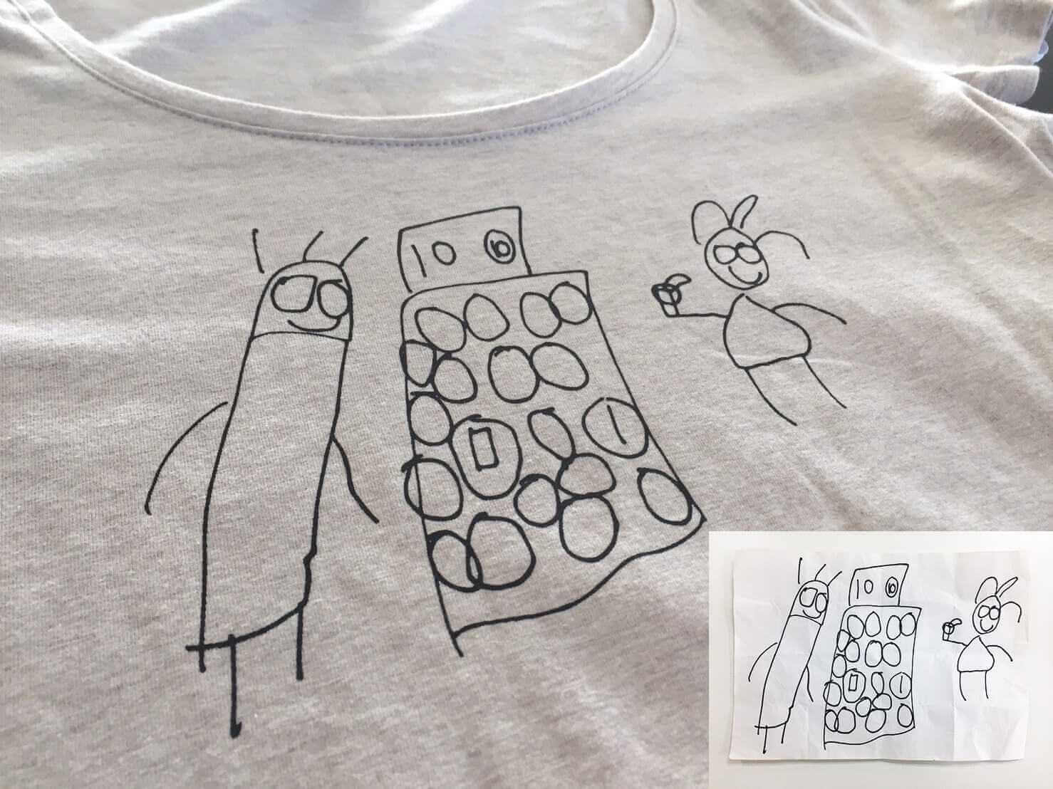 小朋友創作T恤的第2張圖(客製化公司制服、班服製作、團體服製作等示意或作品圖)