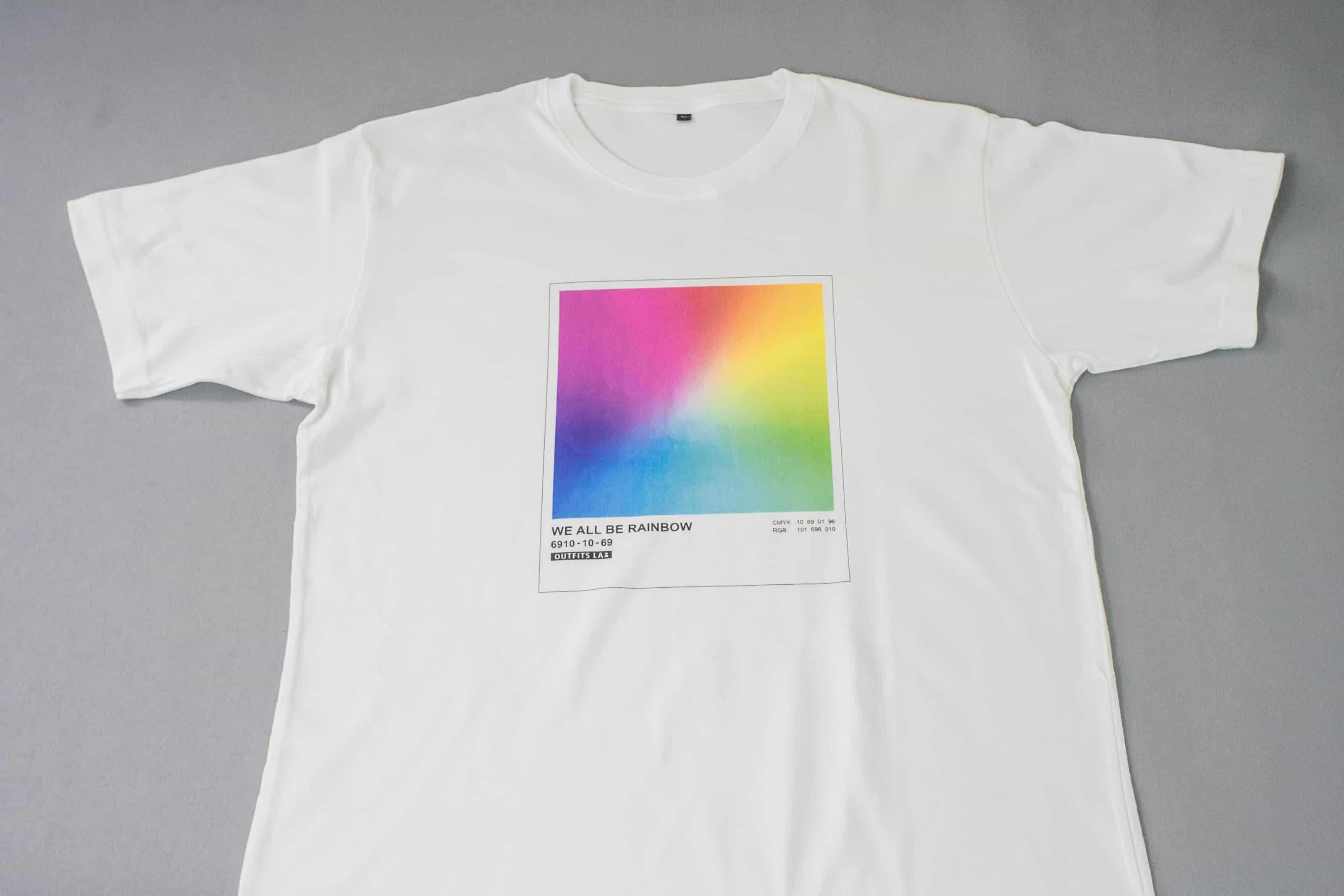 客製化T恤-RAINBOW  T恤的第1張圖(客製化公司制服、班服製作、團體服製作等示意或作品圖)