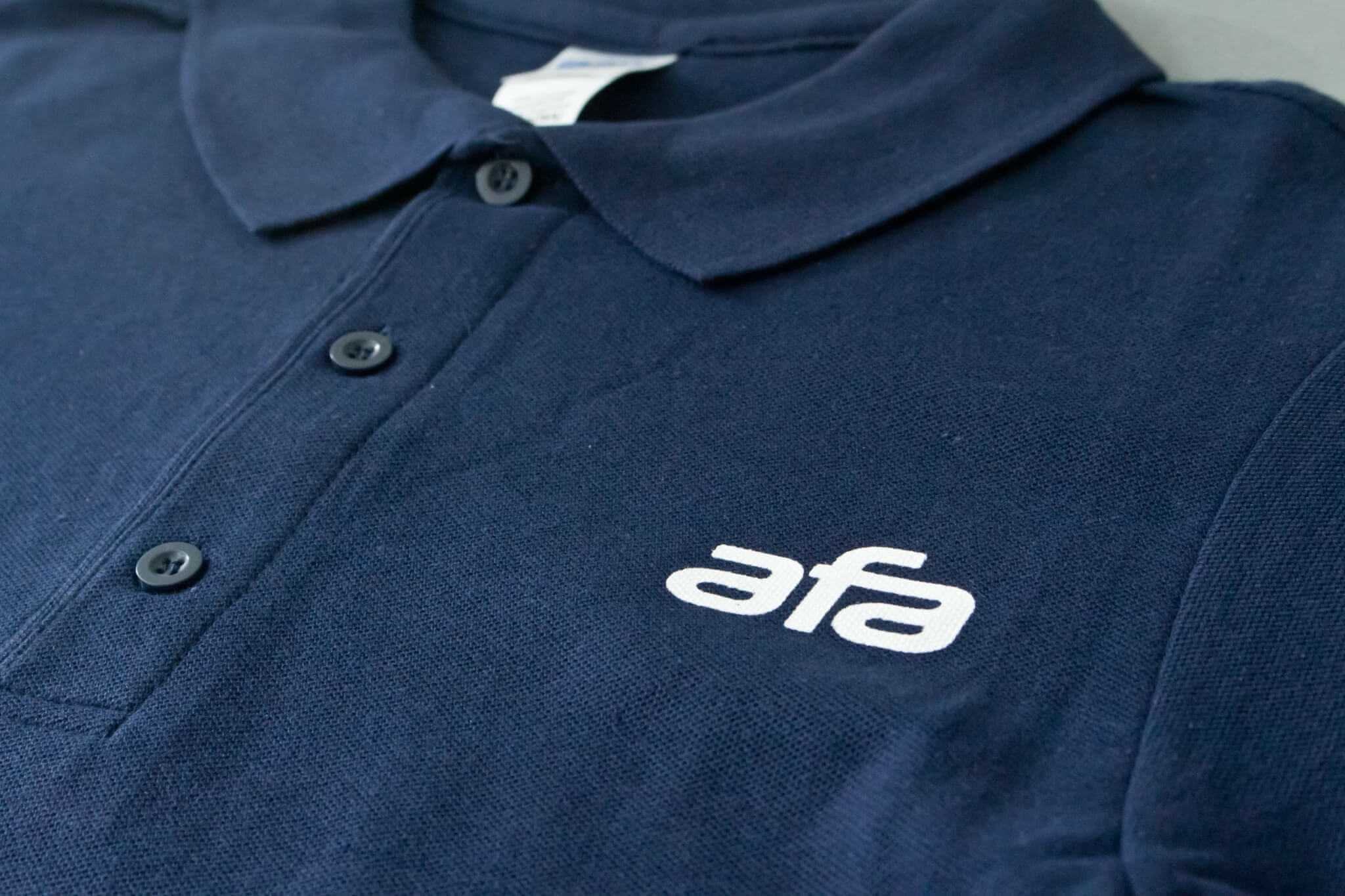客製化POLO衫- AFA 工作制服的第2張圖(客製化公司制服、班服製作、團體服製作等示意或作品圖)