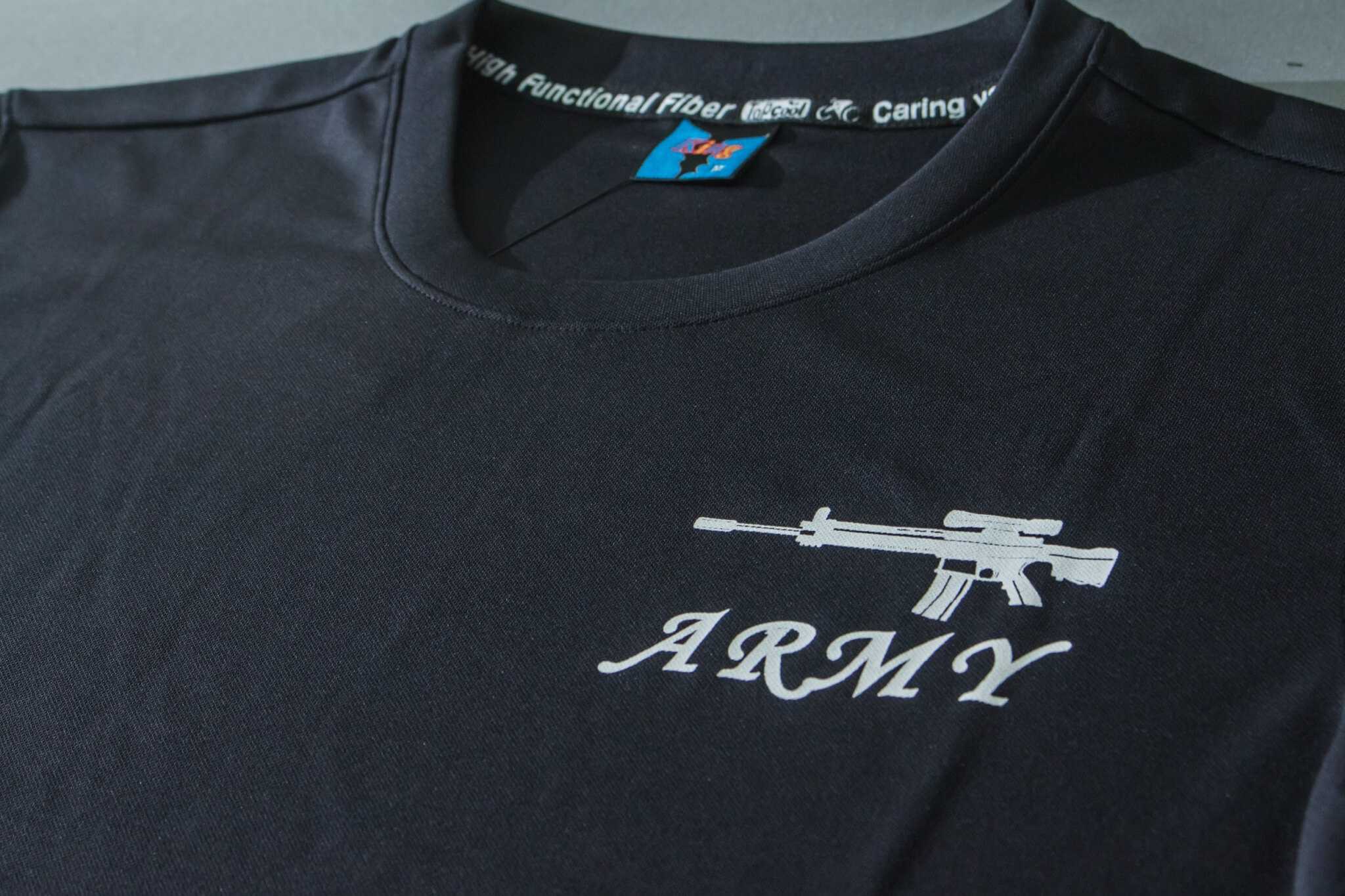 客製化排汗衫 - ARMY野戰 T恤的第5張圖(客製化公司制服、班服製作、團體服製作等示意或作品圖)