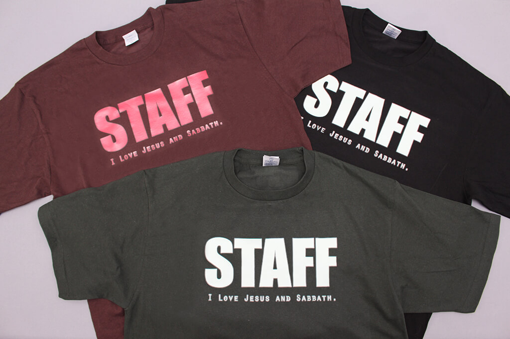 客製化T恤- STAFF 客製員工制服的第1張圖(客製化公司制服、班服製作、團體服製作等示意或作品圖)