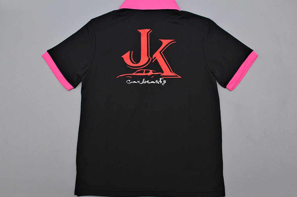 客製化拚色排汗POLO衫:JK汽車的第1張圖(客製化公司制服、班服製作、團體服製作等示意或作品圖)