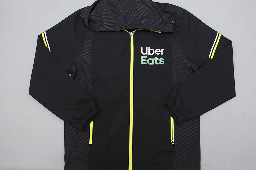 客製化外套:個人uber eat的第1張圖(客製化公司制服、班服製作、團體服製作等示意或作品圖)