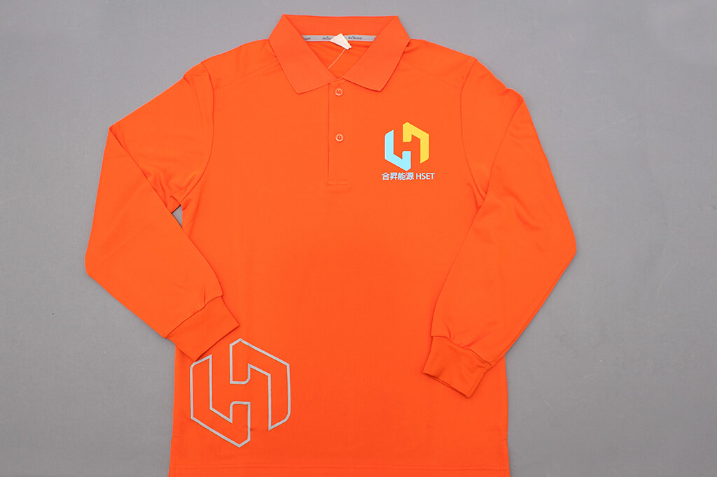 客製化排汗POLO衫長袖:合昇能源的第1張圖(客製化公司制服、班服製作、團體服製作等示意或作品圖)