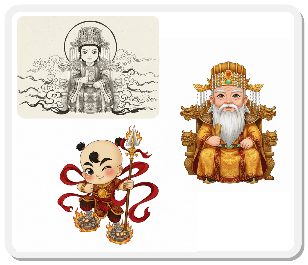 Q版神明圖設計