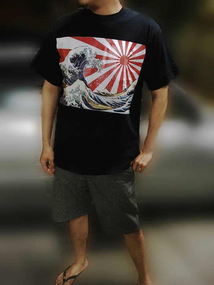 太陽旗+神奈川衝浪T恤的第2張圖(客製化公司制服、班服製作、團體服製作等示意或作品圖)
