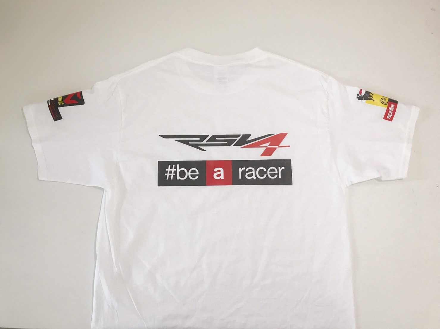 客製化T恤-Aprilia Racing 客製T的第3張圖(客製化公司制服、班服製作、團體服製作等示意或作品圖)