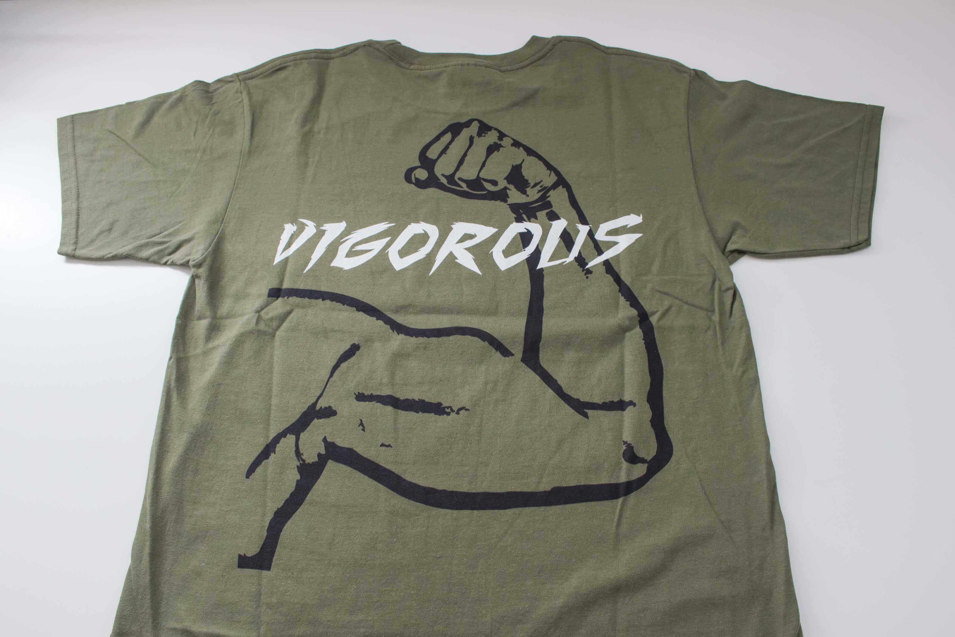  客製化T恤- VIGOROUS 客製T恤的第3張圖(客製化公司制服、班服製作、團體服製作等示意或作品圖)