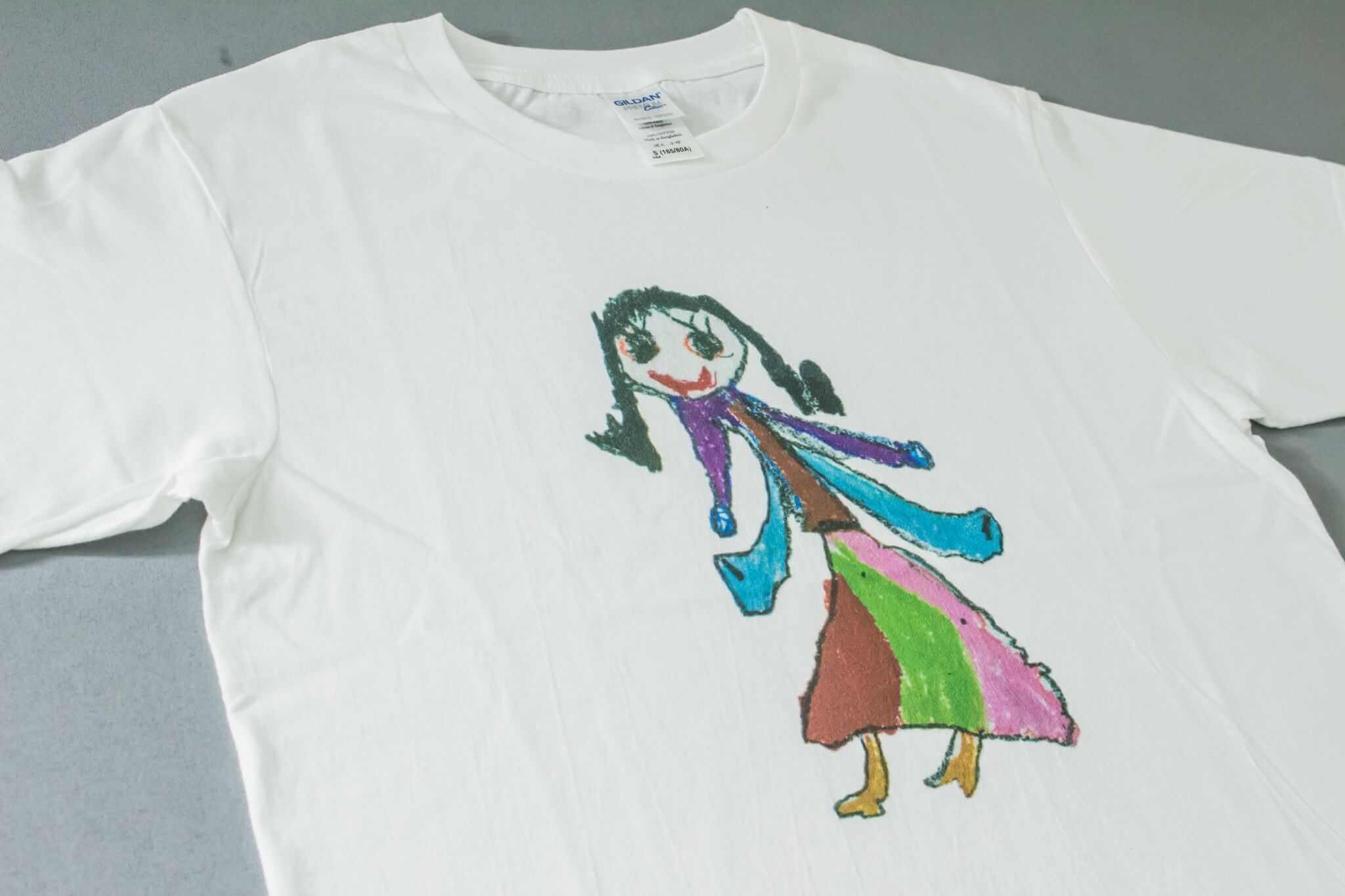 客製化T恤- 小朋友塗鴉系列1 的第2張圖(客製化公司制服、班服製作、團體服製作等示意或作品圖)