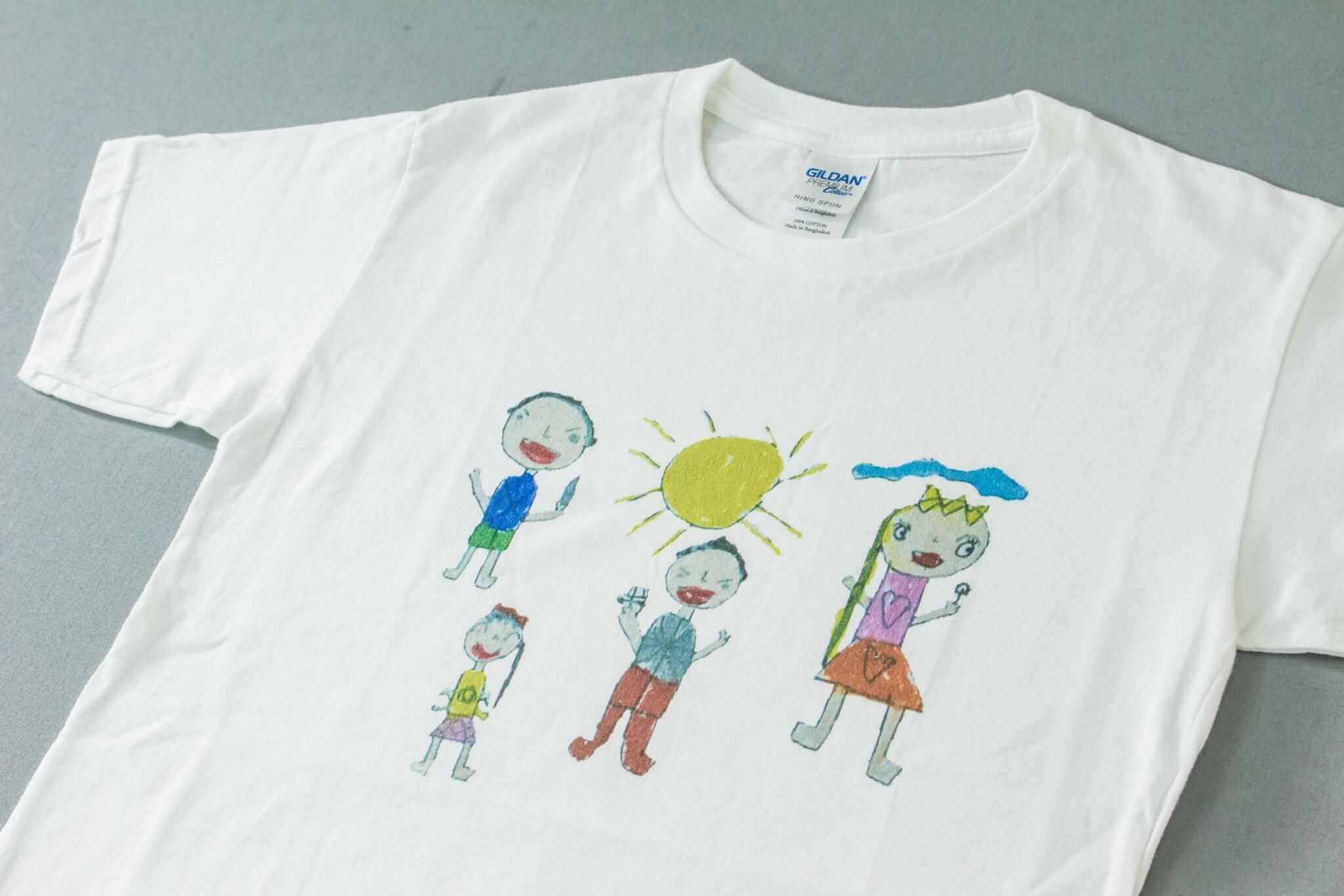 客製化T恤- 小朋友塗鴉系列2的第2張圖(客製化公司制服、班服製作、團體服製作等示意或作品圖)
