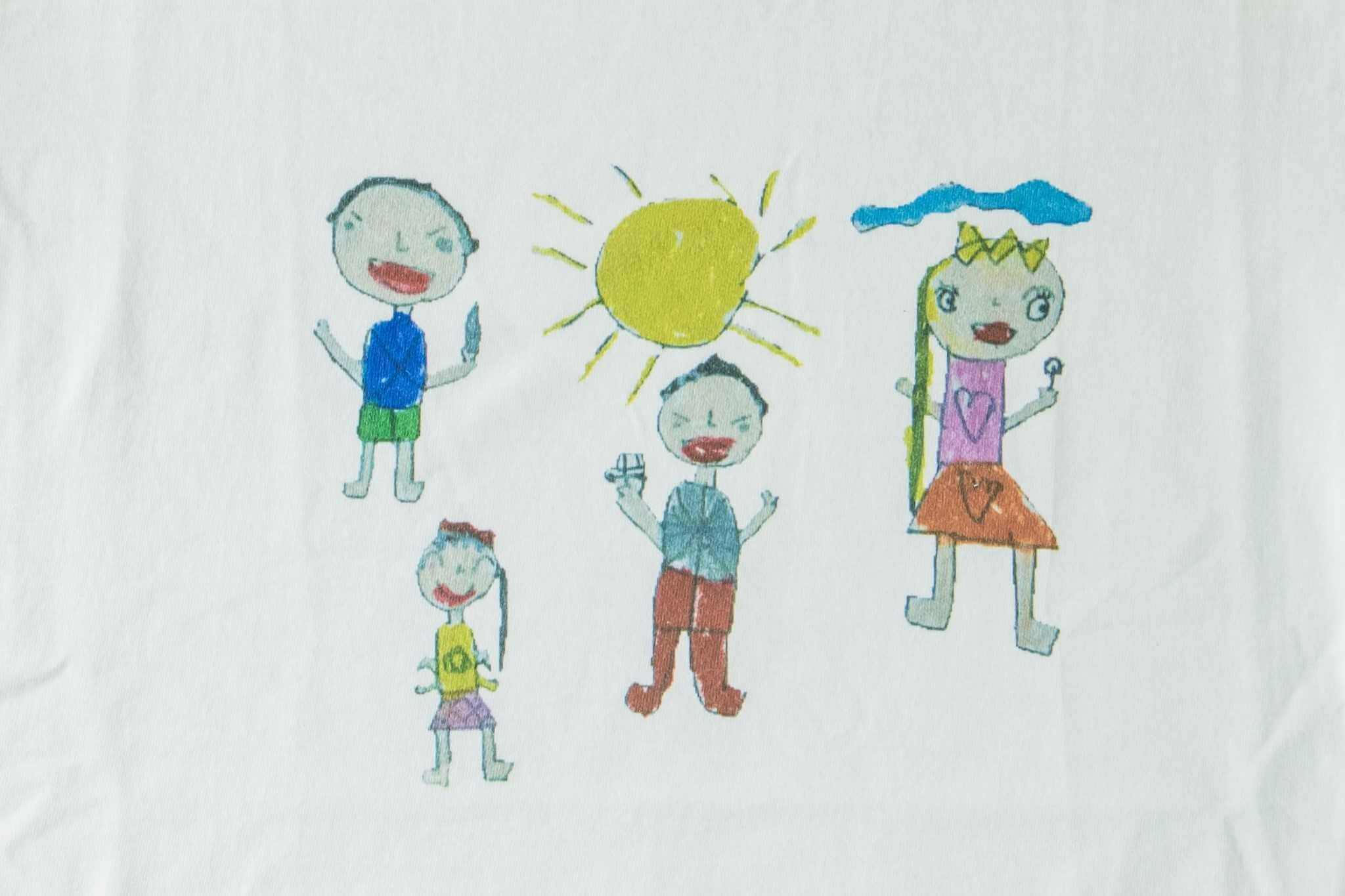 客製化T恤- 小朋友塗鴉系列2的第3張圖(客製化公司制服、班服製作、團體服製作等示意或作品圖)