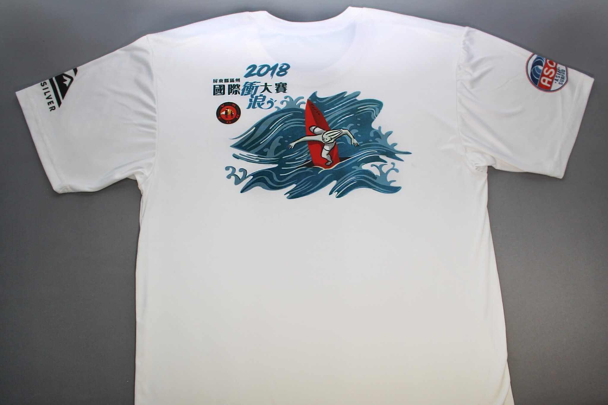 2018國際衝浪大賽代表T恤的第3張圖(客製化公司制服、班服製作、團體服製作等示意或作品圖)