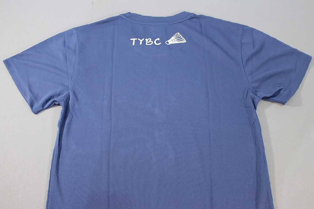 客製化排汗衫- TYBC 羽球隊服的第3張圖(客製化公司制服、班服製作、團體服製作等示意或作品圖)