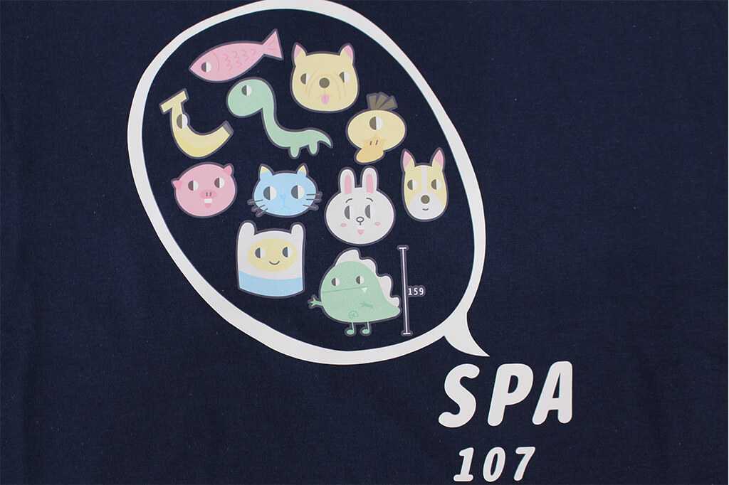 客製化T恤- 小動物SPA107客製化T恤的第2張圖(客製化公司制服、班服製作、團體服製作等示意或作品圖)