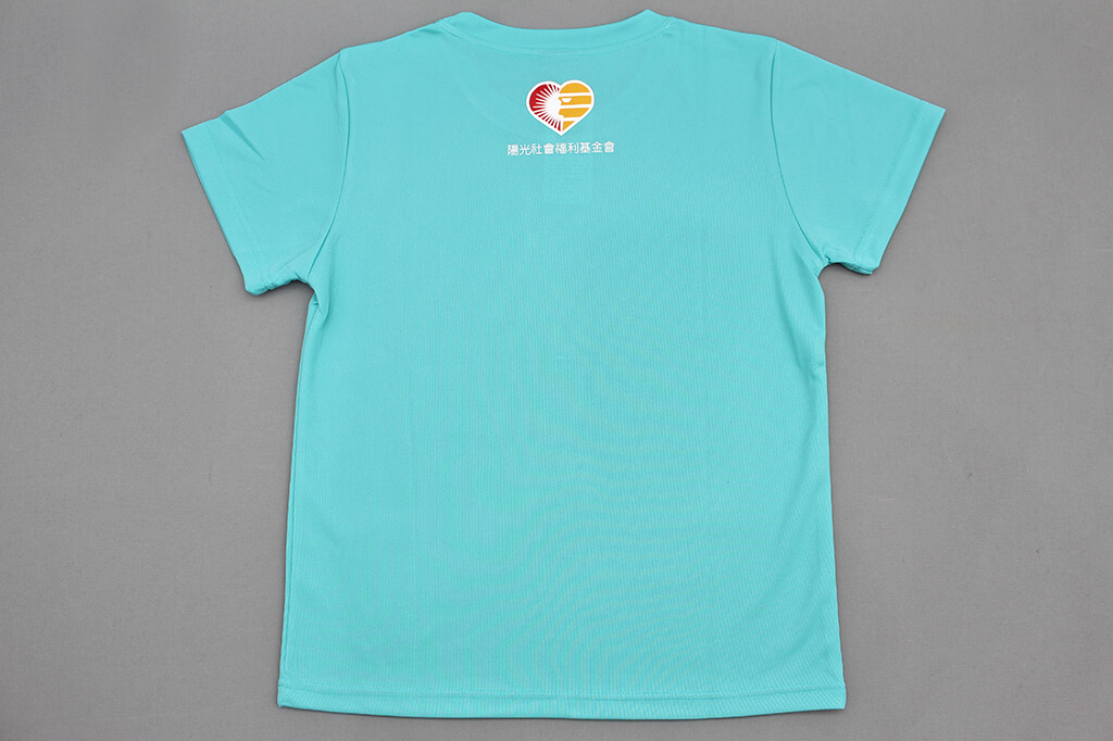 客製化排汗衫- 陽光社會福利基金會的第3張圖(客製化公司制服、班服製作、團體服製作等示意或作品圖)