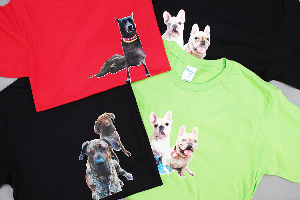 客製化T恤- 可愛狗狗寵物 客製化T恤的第1張圖(客製化公司制服、班服製作、團體服製作等示意或作品圖)