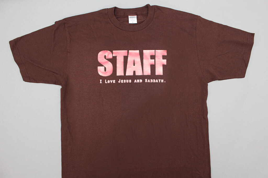 客製化T恤- STAFF 客製員工制服的第3張圖(客製化公司制服、班服製作、團體服製作等示意或作品圖)