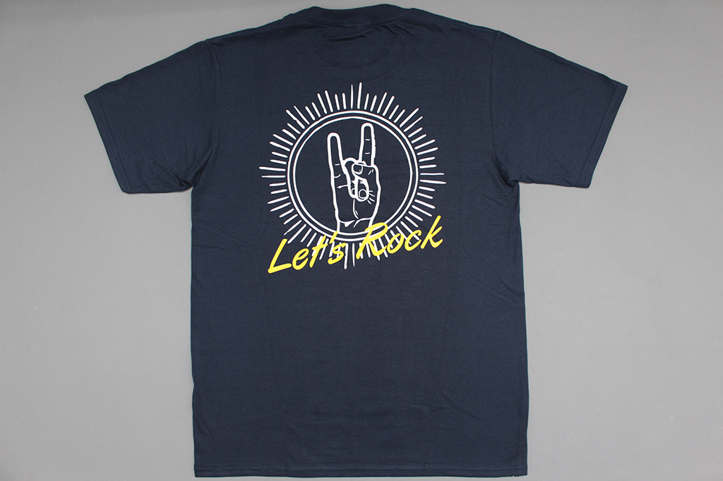 客製化T恤- 吉他魂 Let's Rock的第3張圖(客製化公司制服、班服製作、團體服製作等示意或作品圖)