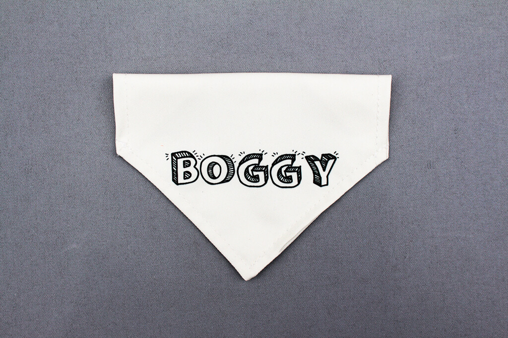 客製化寵物領巾- BOGGY 寵物領巾的第1張圖(客製化公司制服、班服製作、團體服製作等示意或作品圖)