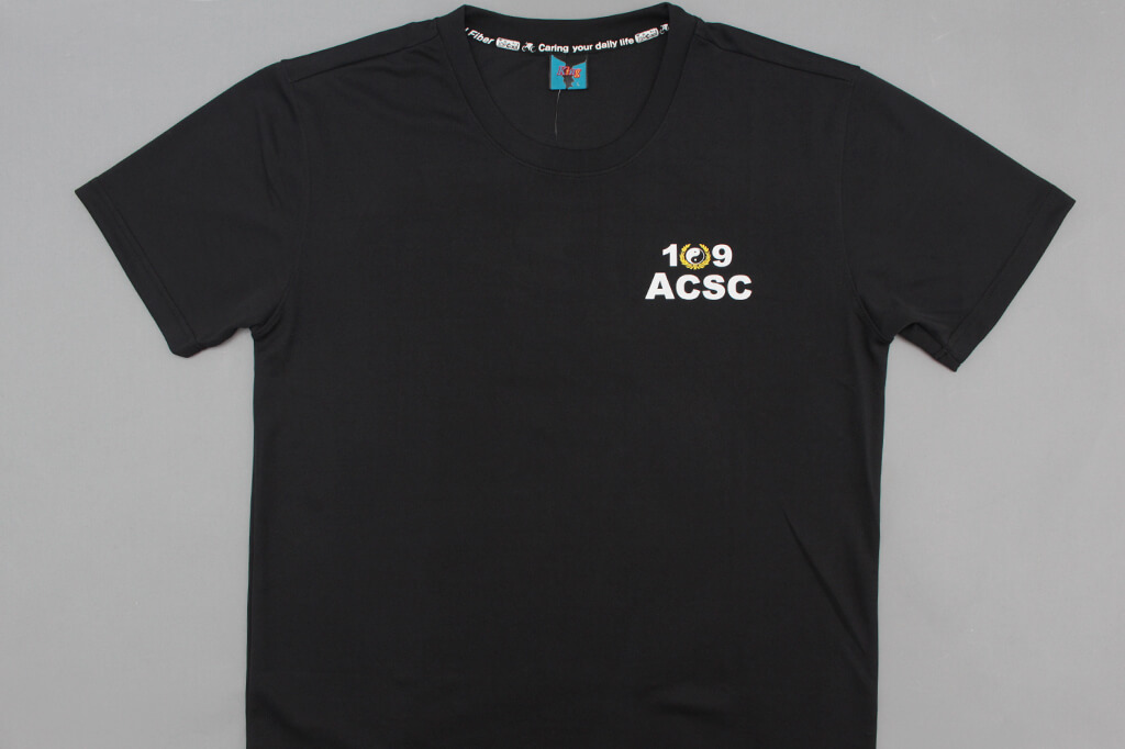 客製化圓領排汗T恤-ACSC的第2張圖(客製化公司制服、班服製作、團體服製作等示意或作品圖)