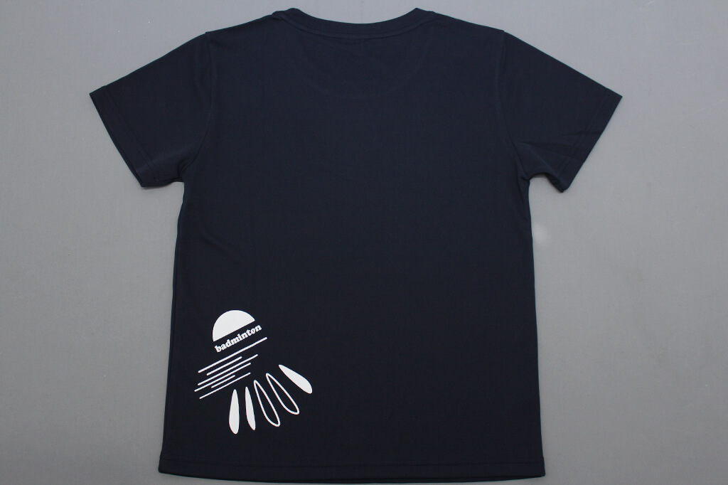 客製化圓領排汗T恤:羽球成癮者的第2張圖(客製化公司制服、班服製作、團體服製作等示意或作品圖)