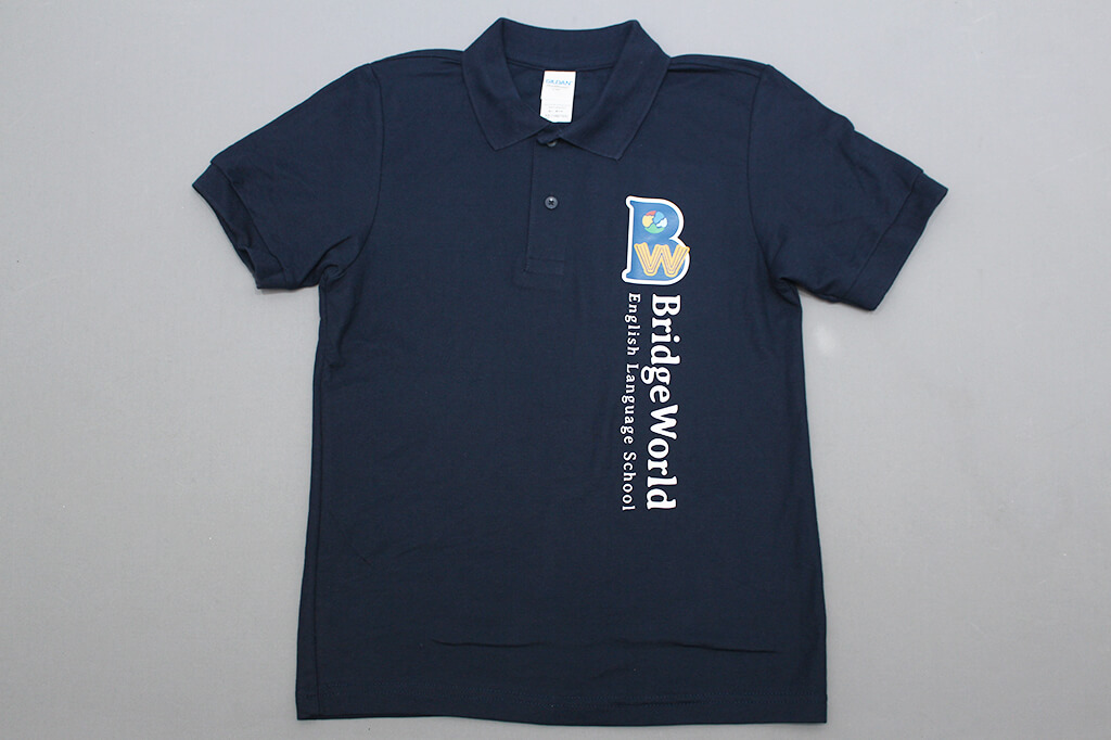 客製化POLO衫:橋譽英文語言學校的第1張圖(客製化公司制服、班服製作、團體服製作等示意或作品圖)