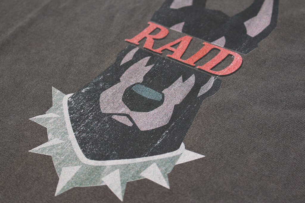 客製化圓領棉T:RAID的第2張圖(客製化公司制服、班服製作、團體服製作等示意或作品圖)