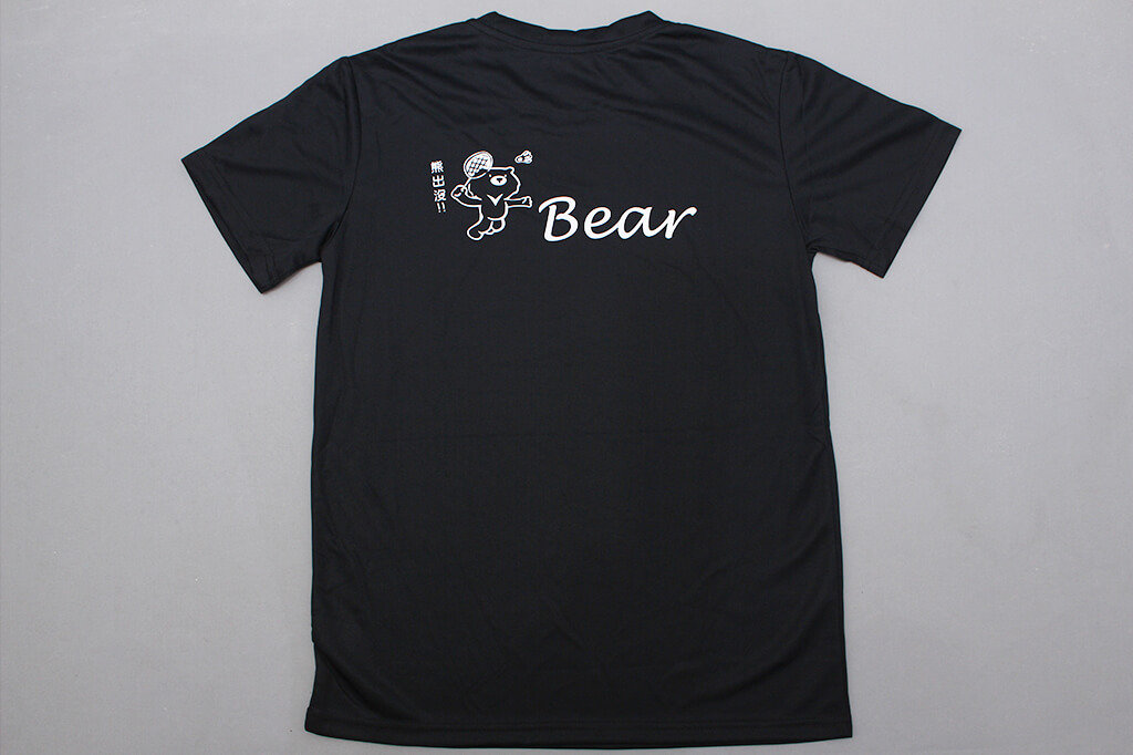 客製化圓領排汗:Bear羽球的第2張圖(客製化公司制服、班服製作、團體服製作等示意或作品圖)