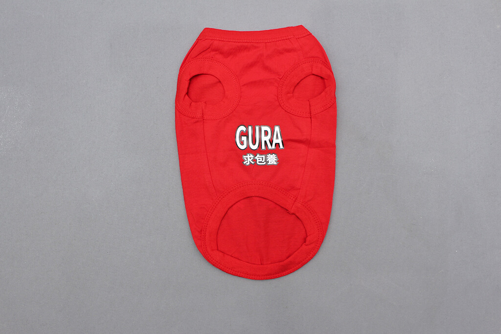 客製化寵物衣:GURA的第2張圖(客製化公司制服、班服製作、團體服製作等示意或作品圖)