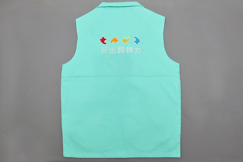 客製化背心:台灣桌遊潛能開發協會的第2張圖(客製化公司制服、班服製作、團體服製作等示意或作品圖)