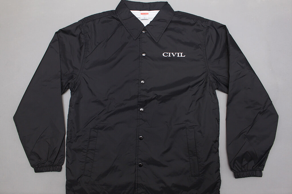 客製化教練外套:CIVIL的第1張圖(客製化公司制服、班服製作、團體服製作等示意或作品圖)