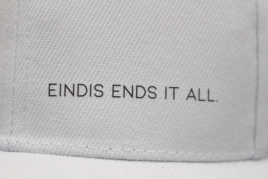 客製化棒球帽:EINDIS ENDS IT ALL的第3張圖(客製化公司制服、班服製作、團體服製作等示意或作品圖)