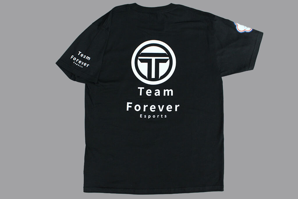 棉T:Team Forever e-Sports的第3張圖(客製化公司制服、班服製作、團體服製作等示意或作品圖)