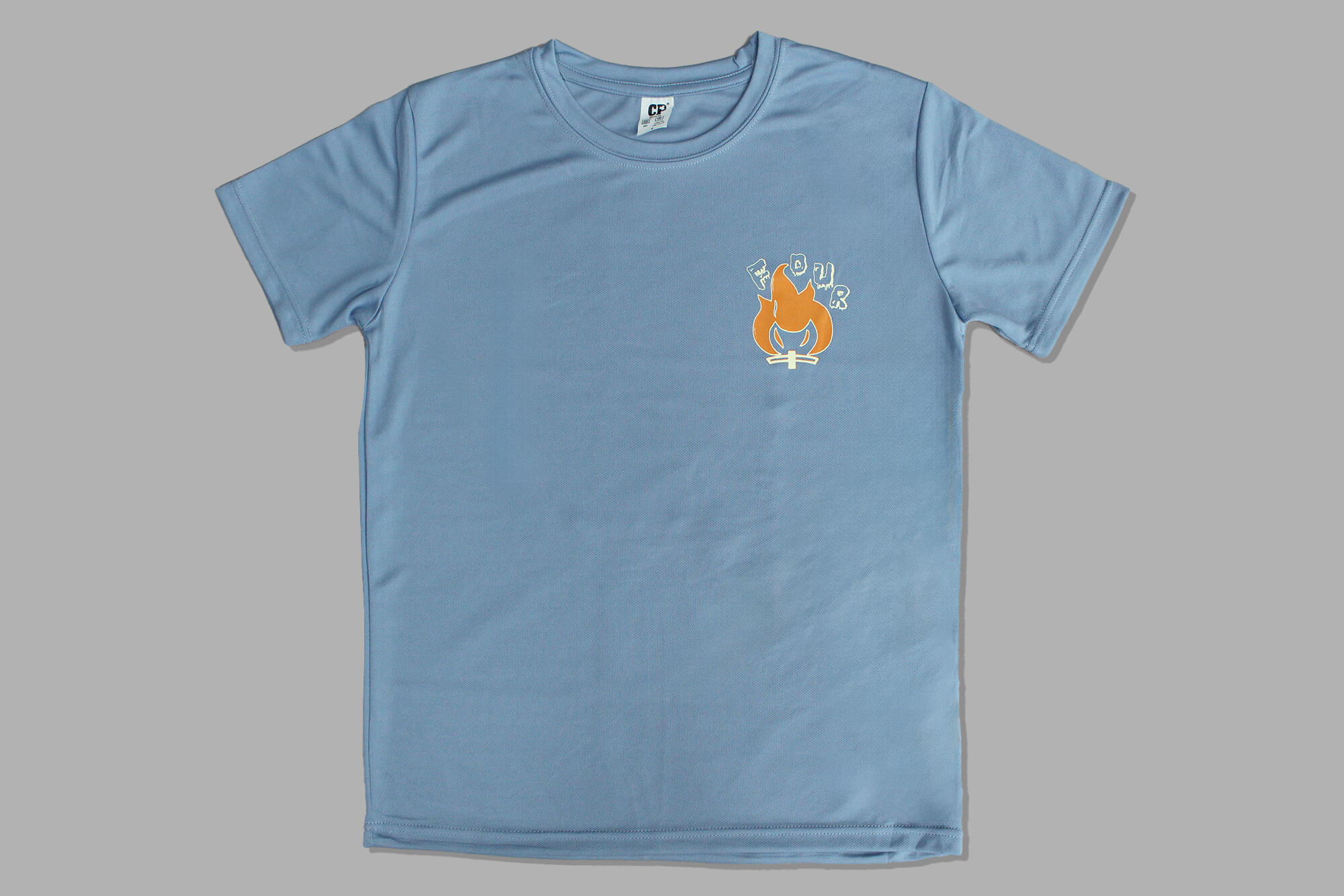 客製化圓領排汗T恤:小港高級中學的第1張圖(客製化公司制服、班服製作、團體服製作等示意或作品圖)