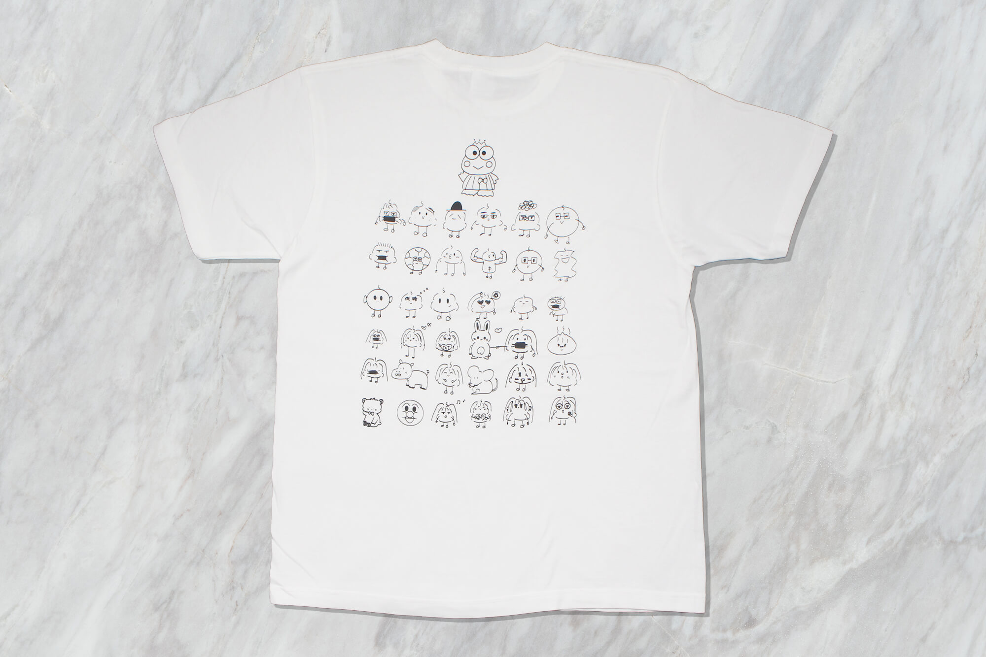 客製化圓領棉T:插畫T恤的第4張圖(客製化公司制服、班服製作、團體服製作等示意或作品圖)