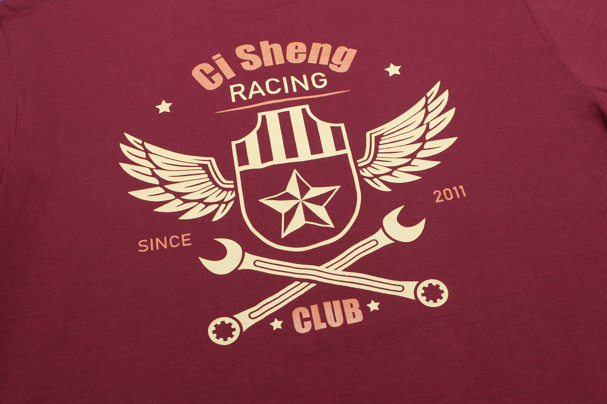 客製化棉質T恤:旗勝車業Ci-Sheng的第2張圖