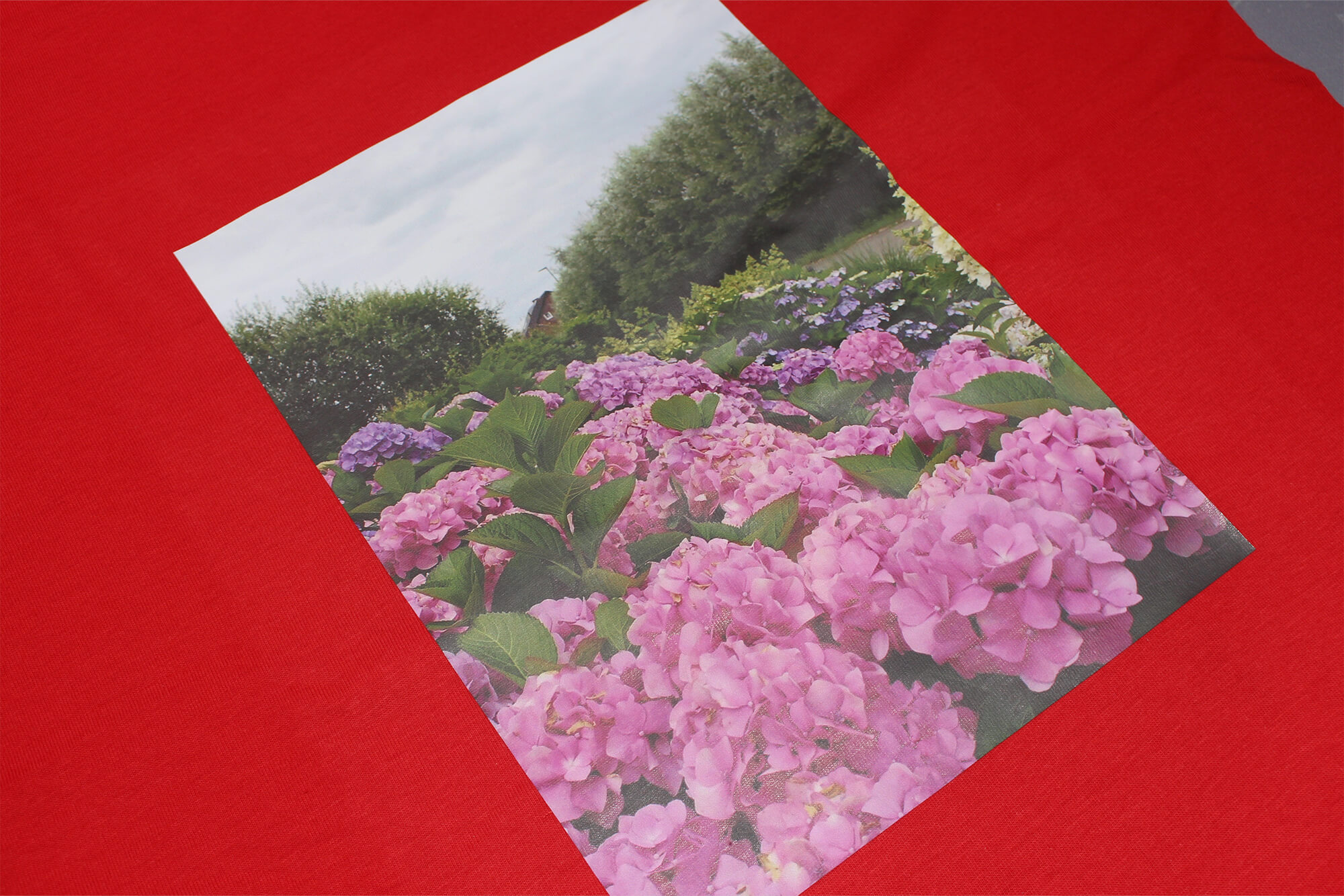 客製棉T:個人創作(花)