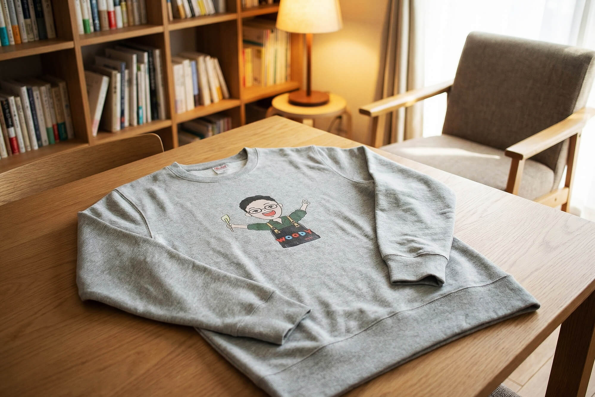 客製化棉質大學T:屋底下的廚房